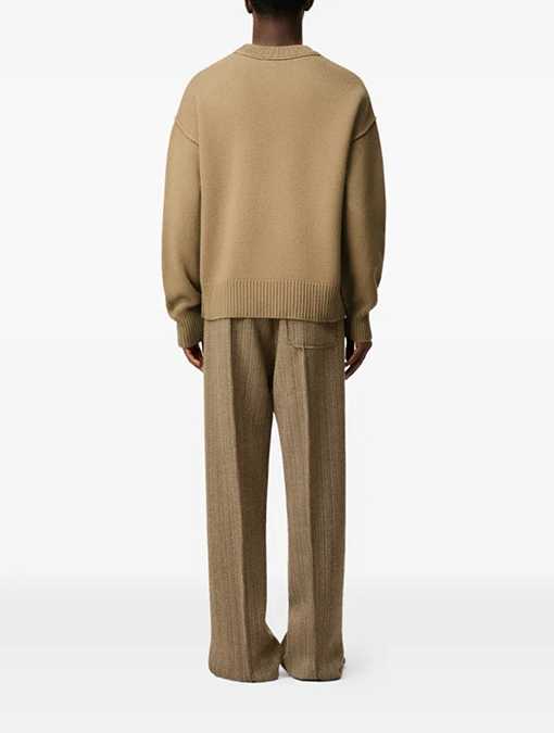 アミコピー フレンチミニマリストハートロゴセーター