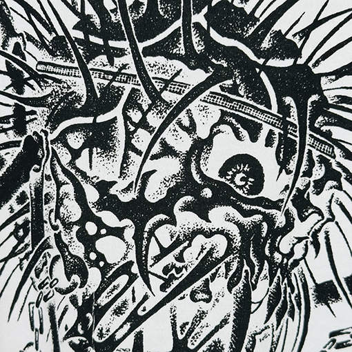 SUPREMEコピー X Yohji Yamamotoスーパーコピー ジョイントモデル長袖プリントシャツ