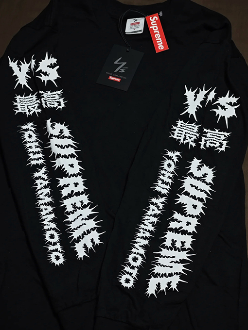 SUPREMEコピー X Yohji Yamamotoスーパーコピー ジョイントモデル長袖プリントシャツ