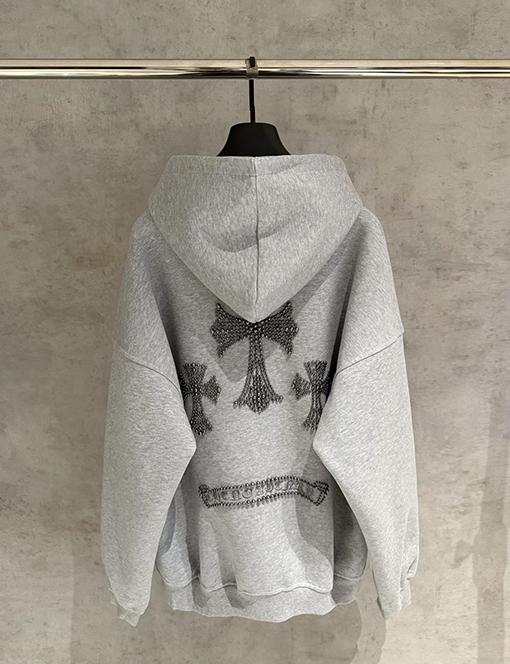 クロムハーツスーパーコピー 新しいヘビーウェイトフード付きスパーカー