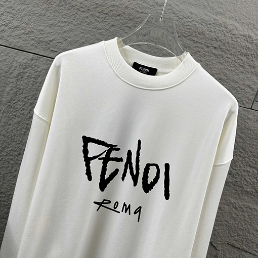 フェンディ FENDI 立体シリコンクルーネックスパーカー