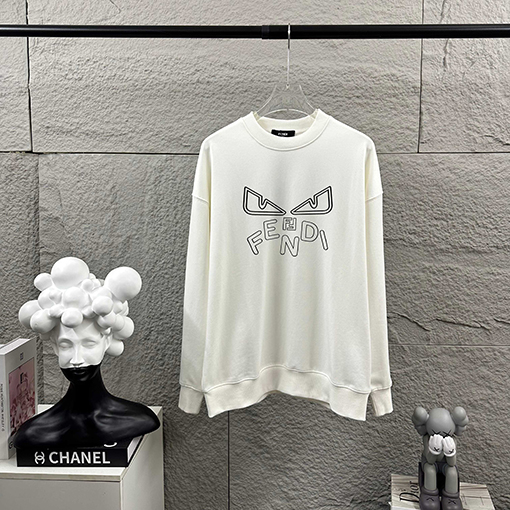 フェンディ FENDI 新しいラウンドネックのスパーカー