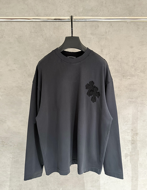 クロムハーツ 厚の長袖クルーネックスパーカー