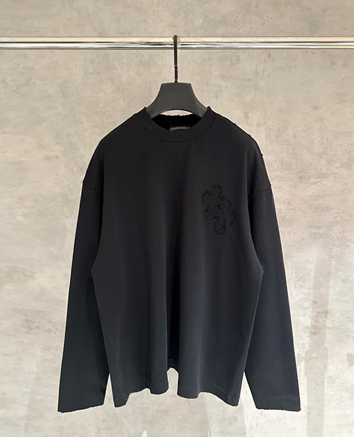 クロムハーツ 厚の長袖クルーネックスパーカー