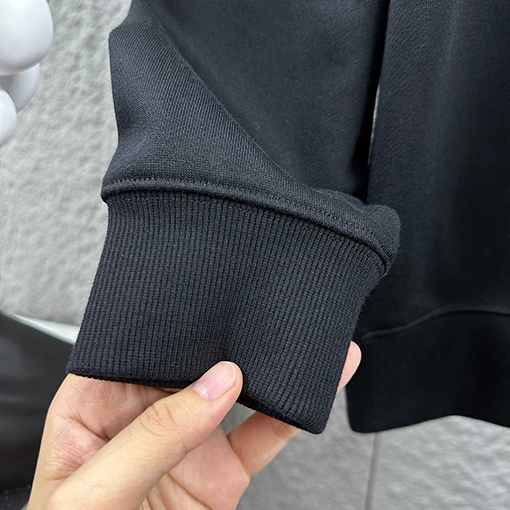 フェンディスーパーコピー レタリング刺繍クルーネックスパーカー