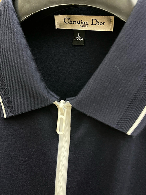 ディオール Dior 新しいラペル長袖ポロシャツ