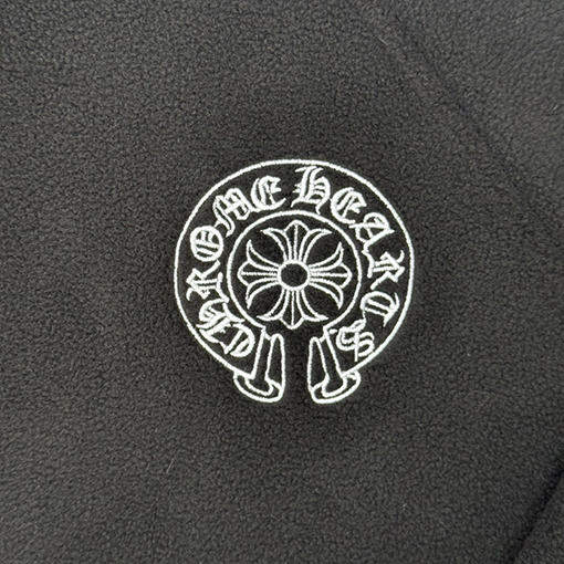 クロムハーツ 新しいモデル刺繍り 両面起毛 ポーラーフリース パーカー