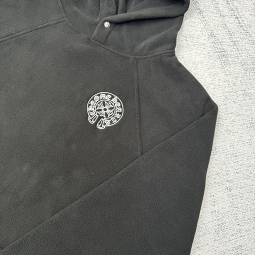 クロムハーツ 新しいモデル刺繍り 両面起毛 ポーラーフリース パーカー