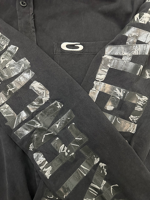 バレンシアガ 新品テープシングルリングコットンウォッシュシャツ