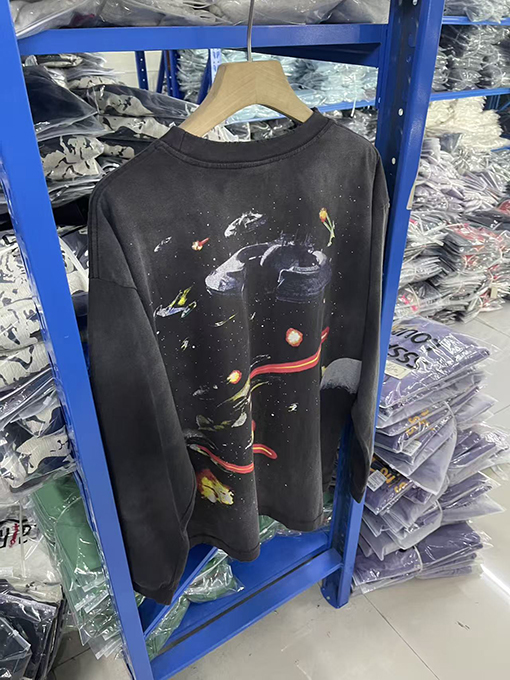 SAINT MICHAEL × STAR WARS スターウォーズ戦闘機フルプリントヴィンテージ長袖シャツ