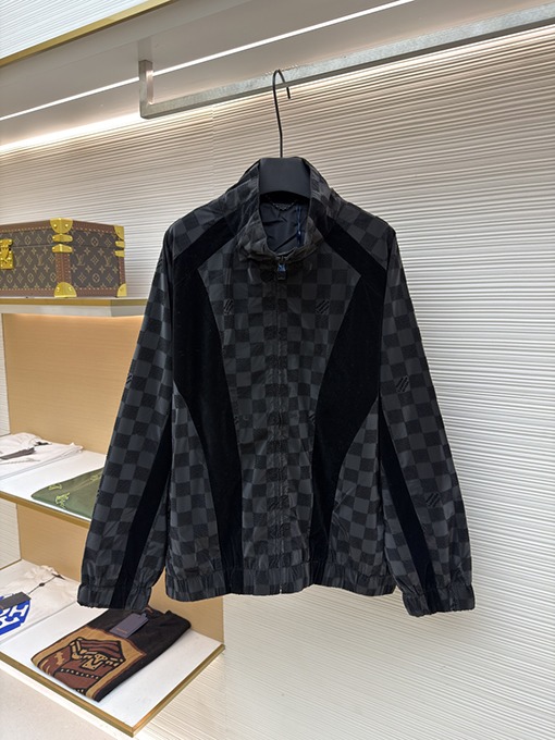 ルイヴィトンコピー 新しいチェッカーボードフロックジャカードジャケット
