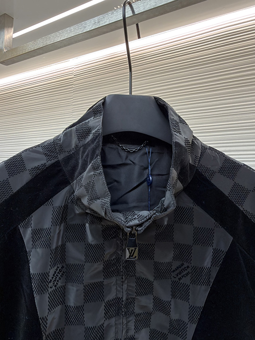 ルイヴィトンコピー 新しいチェッカーボードフロックジャカードジャケット