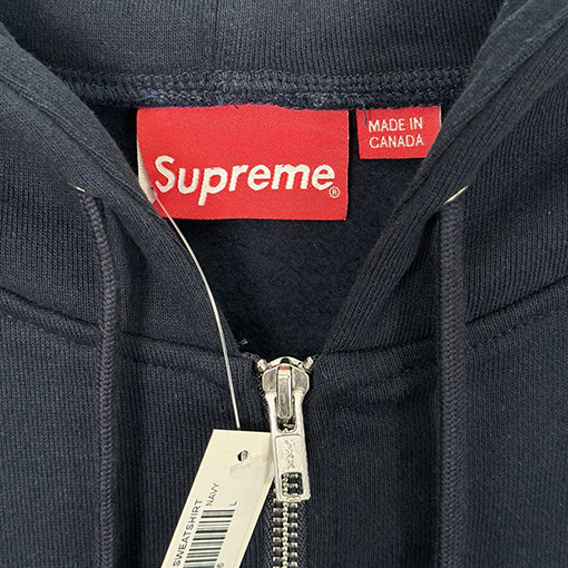 シュプリーム SUPREME IDGAF ZIP UP HOODED30 刺繍入りレタリングジップアップフード付きスパーカー