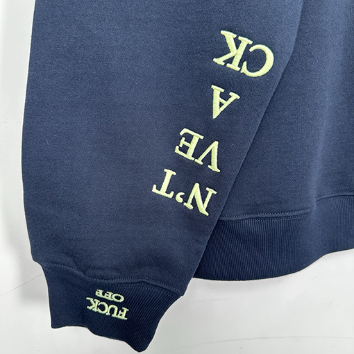 シュプリーム SUPREME IDGAF ZIP UP HOODED30 刺繍入りレタリングジップアップフード付きスパーカー