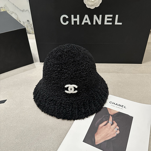 シャネル 秋冬ラムウールバケットハット