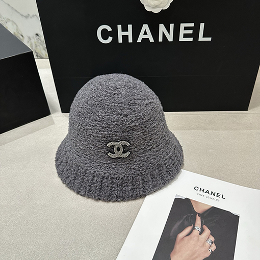 シャネル 秋冬ラムウールバケットハット