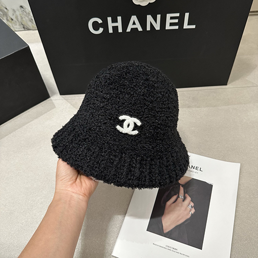 シャネル 秋冬ラムウールバケットハット