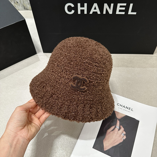 シャネル 秋冬ラムウールバケットハット