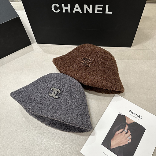 シャネル 秋冬ラムウールバケットハット