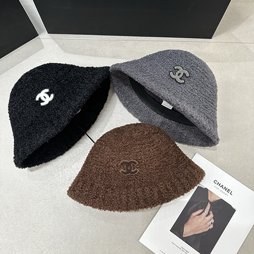 シャネル 秋冬ラムウールバケットハット
