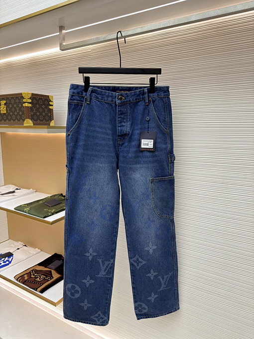 ルイヴィトンコピー 新しいホットスタンプデニムジーンズ
