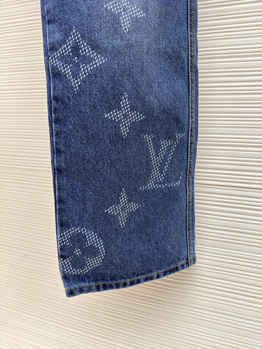 ルイヴィトンコピー 新しいホットスタンプデニムジーンズ