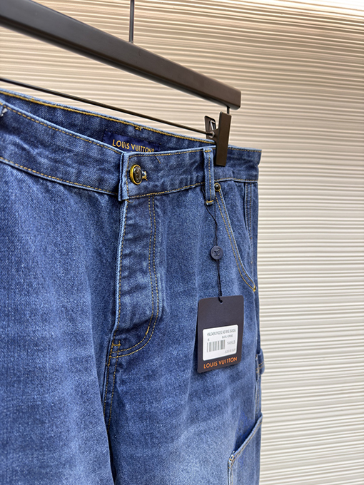 ルイヴィトンコピー 新しいホットスタンプデニムジーンズ