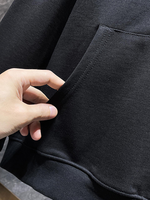 クロムハーツ ホースシューのローラー刺繍入りフード付きスパーカー