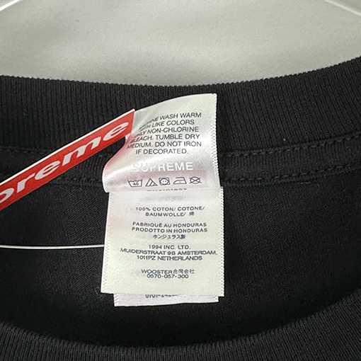 シュプリーム SUPREME STICK TEE 貼り付け半袖Tシャツ