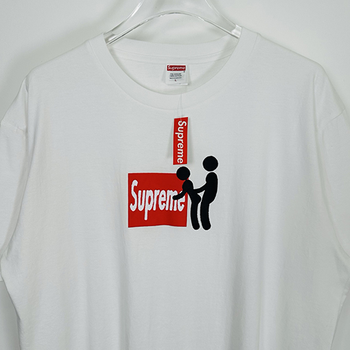 シュプリーム SUPREME STICK TEE 貼り付け半袖Tシャツ