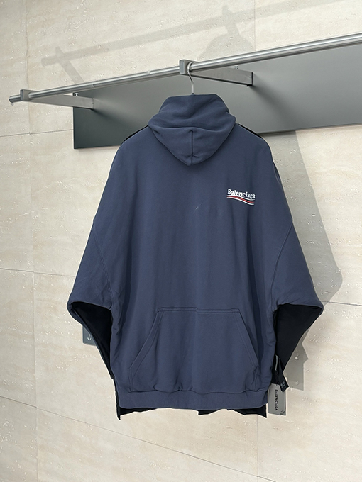 バレンシアガ Balenciag Hybrid コーク柄リバーシブルパーカー