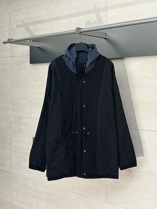 バレンシアガ Balenciag Hybrid コーク柄リバーシブルパーカー