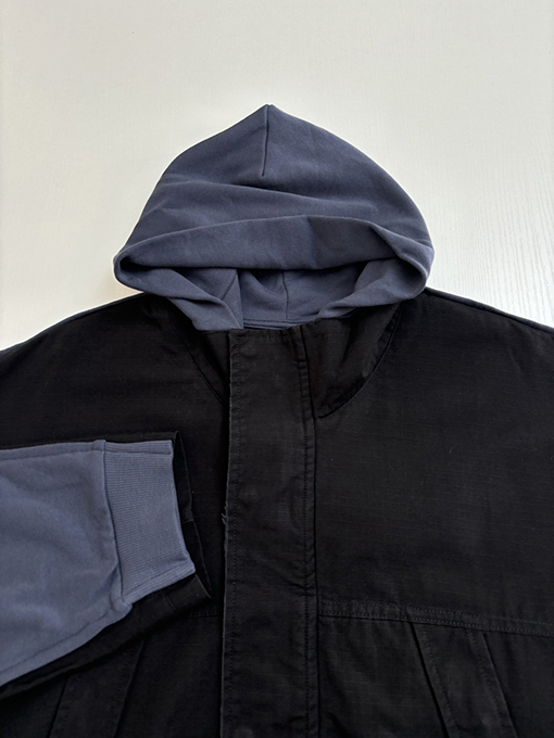 バレンシアガ Balenciag Hybrid コーク柄リバーシブルパーカー