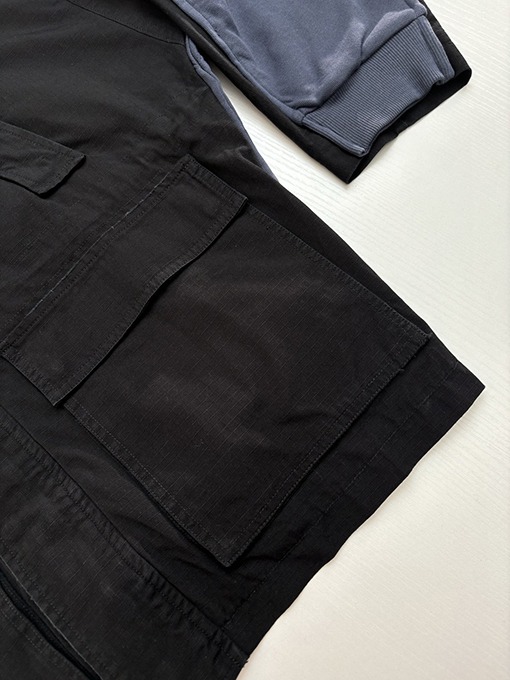 バレンシアガ Balenciag Hybrid コーク柄リバーシブルパーカー