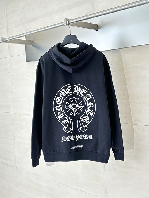 クロムハーツコピー CH·NEW YORK ニューヨーク限定ジップアップパーカー