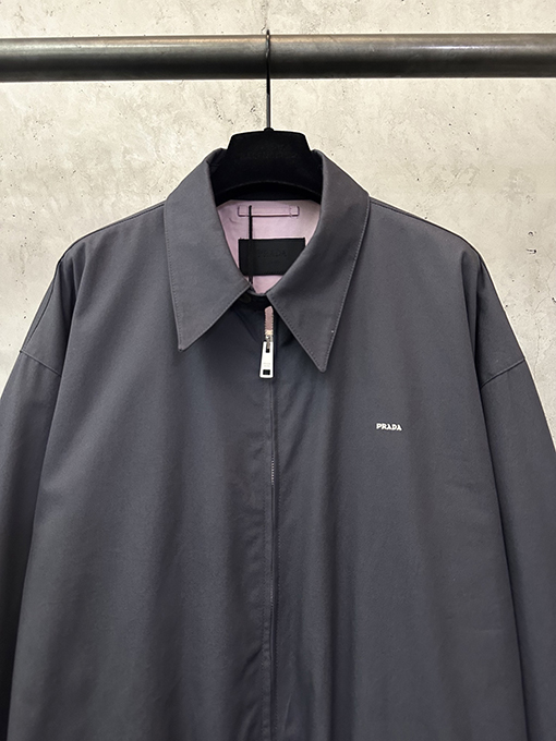 プラダ ハリントンラペルジップアップジャケット