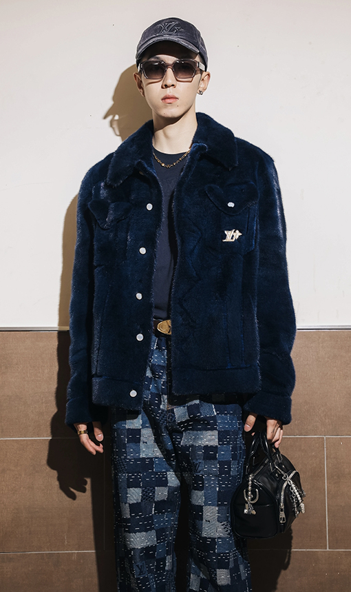 ルイヴィトン LV 新しいフェイクファーコート