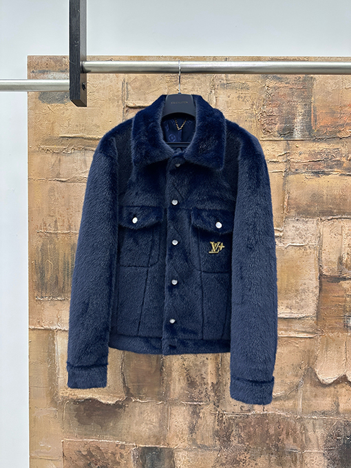 ルイヴィトン LV 新しいフェイクファーコート