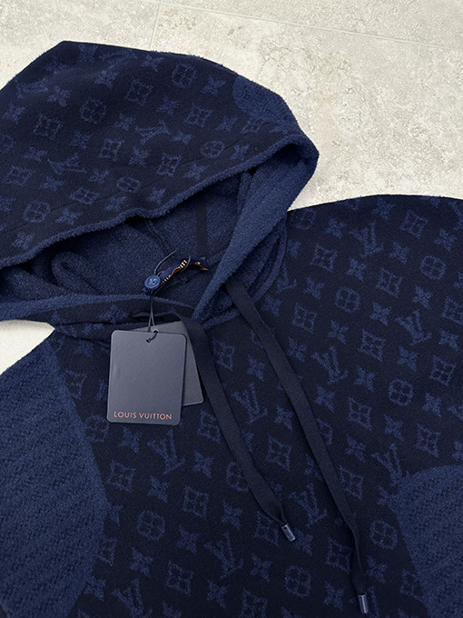 ルイヴィトン ジャカードフード付きセーター