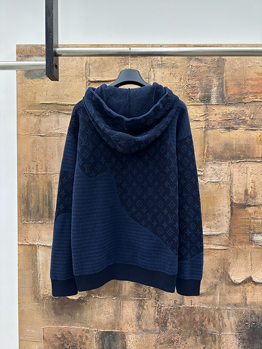 ルイヴィトン ジャカードフード付きセーター