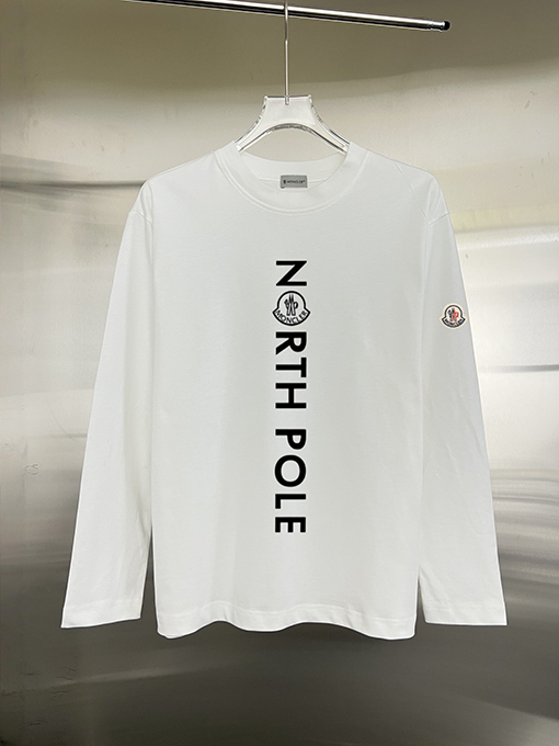 モンクレール Moncler 新しいシンプルなロゴエレメントの長袖シャツ