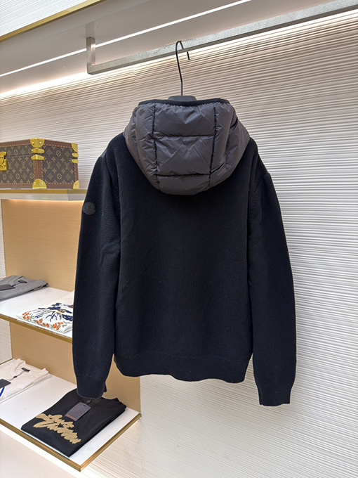 モンクレールスーパーコピー 新作ウールステッチ蛍光リボンダウンジャケット