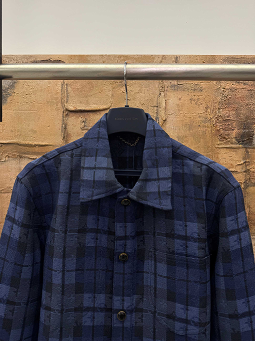 ルイヴィトンコピー 新しいチェック柄デニムジャケット