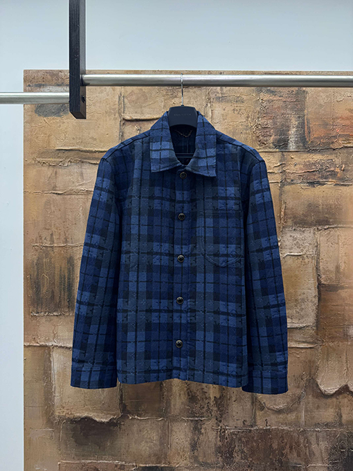 ルイヴィトンコピー 新しいチェック柄デニムジャケット