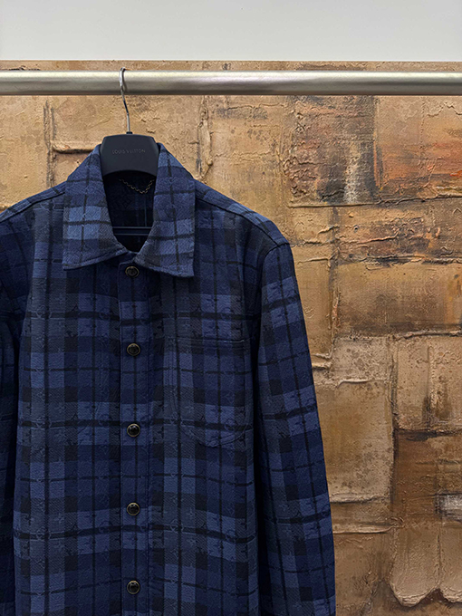 ルイヴィトンコピー 新しいチェック柄デニムジャケット