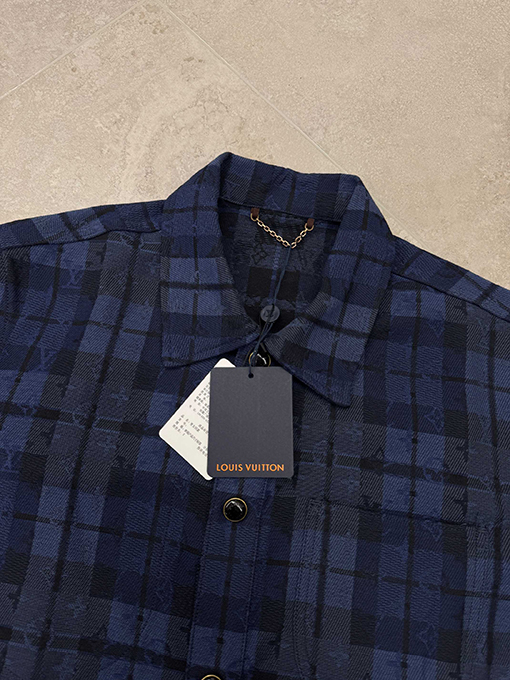 ルイヴィトンコピー 新しいチェック柄デニムジャケット
