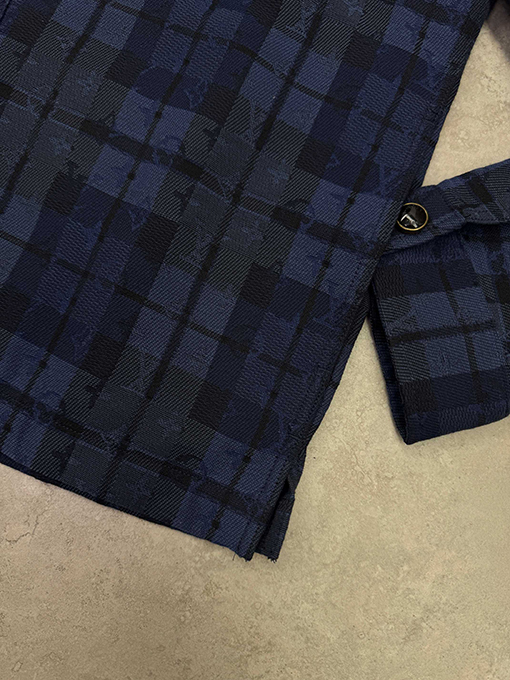 ルイヴィトンコピー 新しいチェック柄デニムジャケット