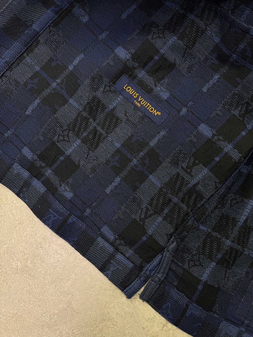 ルイヴィトンコピー 新しいチェック柄デニムジャケット