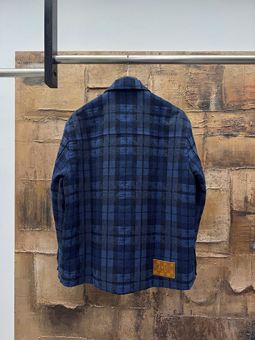 ルイヴィトンコピー 新しいチェック柄デニムジャケット