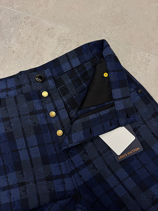 ルイヴィトン 新しいチェック柄ジーンズ